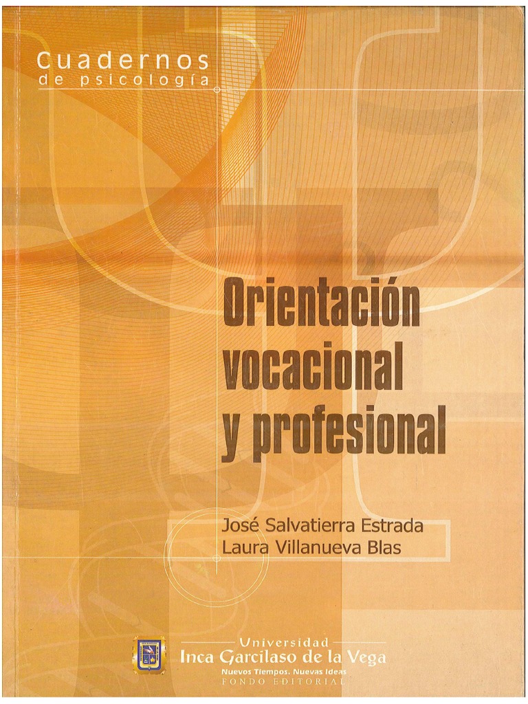 Orientacion Vocacional y Profesional | PDF