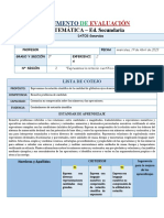 3°instrumento de Evaluación Sesión2-Exp2 Matemática