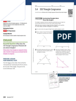 SSS Triangle Congruence: Engage