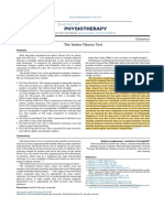 Psychometric Properties of Senior Fitness Test