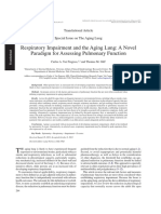 Respiratory Impairment and The Aging Lung - A Novel Paradigm For Assessing Pulmonary Function