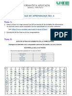 Practica #4 (Unidades de Informacion, Sopa de Letras, Cuestionario)