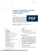 Anastomosis Digestivas Principios y Técnica (Cirugía Abierta y Laparoscópica)
