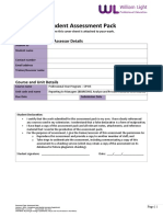BSBRES401 - WLI Student Assessment Pack Template
