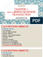 Chapter 1 - Recording Business Transaction