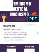 El Feminismo Frente Al Machismo