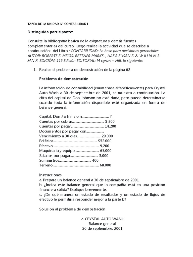 Ejemplos de Ecuaciones Contables | PDF | Business | Contabilidad financiera