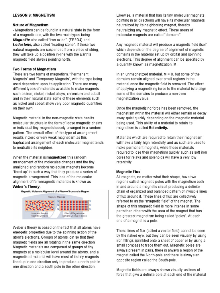 Understanding Magnetism Principles | PDF | Electromagnetic Induction ...