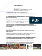 Tarea Del Baseball Rafael Aguirre XI°B