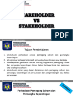 PPT Pemegang Saham Vs Pemangku Kepentingan