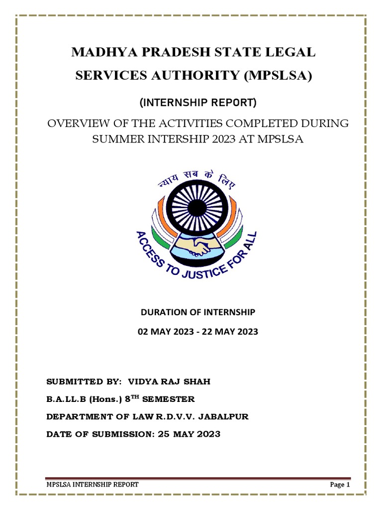 Dlsa internship on adr download free pdf mediation prosecutor