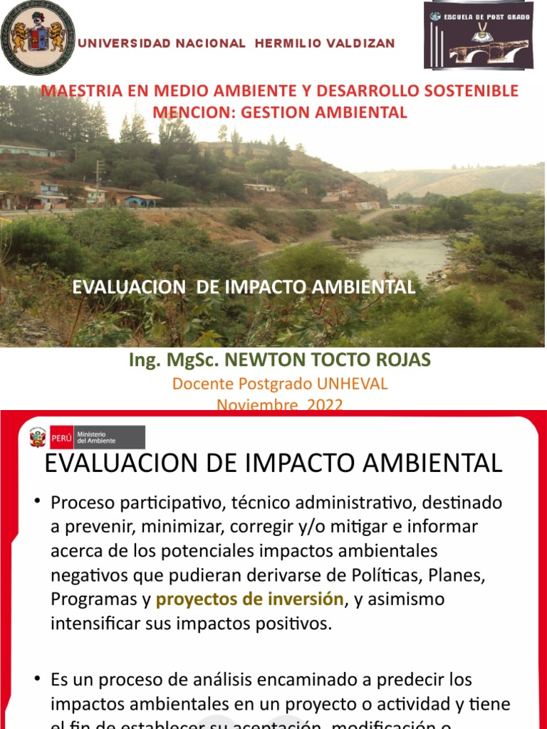 Evaluación de Impacto Ambiental en Perú | PDF | Evaluación de impacto ...
