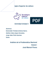 Oportunidades Que Tiene México para Solucionar Las Problemáticas de La Unidad 3