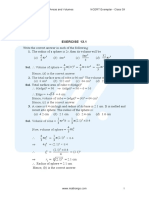 Ncert Exemplar Math Class 09 Chapter 13 Surface Areas and Volumes