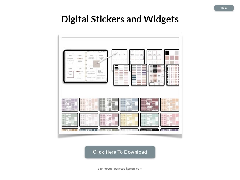 Stickers and Widgets PDF