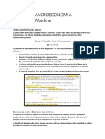 Macroeconomía Mankiw Teoría Cuantitativa Del Dinero