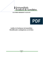 Fazzano (2014) .Dissertação - Análise Do Fenômeno Da Homofobia