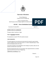 2021 - EE5102 - Distribution Systems