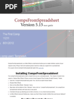 User Guide CompsFromSpreadsheet 5 - 15