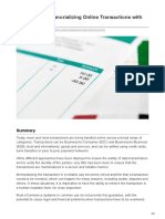 White Paper Memorializing Online Transactions With PDF Documents