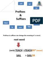 Prefixes & Suffixes
