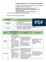 Ejemplo Plan de Reforzamiento 5º