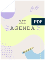 Portada de Agenda