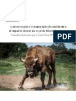 A Preservação e Recuperação Do Ambiente e o Impacto Destas Na Espécie Bison Bosanus