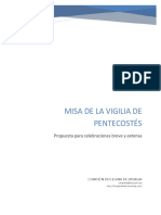 Misa de La Vigilia de Pentecostés