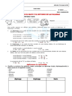 TAREA COMU S10D3 Reconocer Hiato y Diptongo