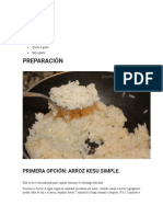 Receta Del Arróz Kesú - Comida Típica Del Paraguay