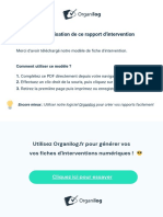 Fiche Intervention Par Organilog