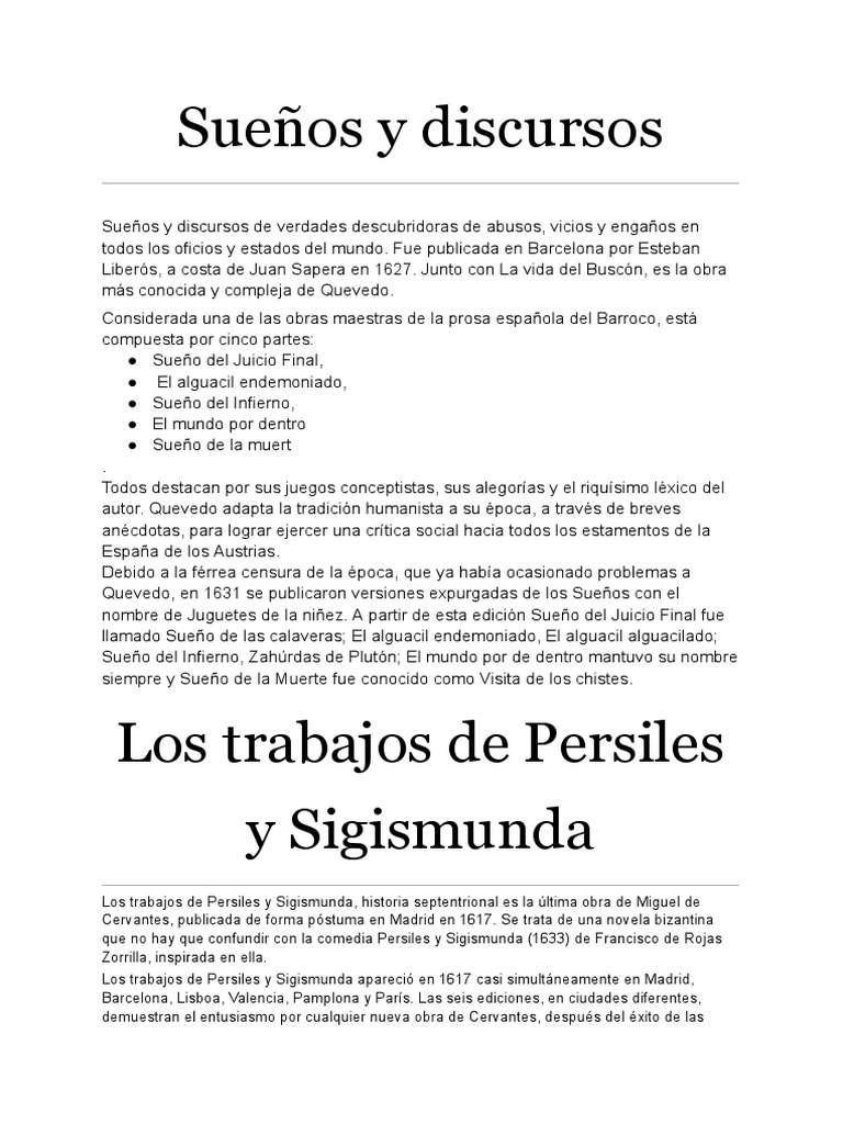 Amazon | Suenos y discursos (2 volumes) | Quevedo, Francisco