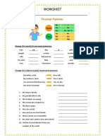 Worksheet 01 - Personal Pronouns, Indefinite Articles and To Be