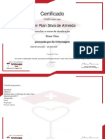 Sinais Vitais - Solicitar Certificado