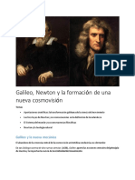 Galileo, Newton y La Formación de Una Nueva Cosmovisión