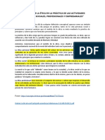 El Sentido de La Ética en La Práctica de Las Actividades Personales - Aporte Smith