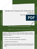 Modelo de Comprensión Ordenada Del Lenguaje