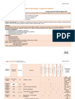 Actividad de Aprendizaje 1 - Programa Auditoría