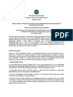 Edital 105 2023 Processo Seletivo de Vagas Remanescentes Do Mestrado em Computação Aplicada