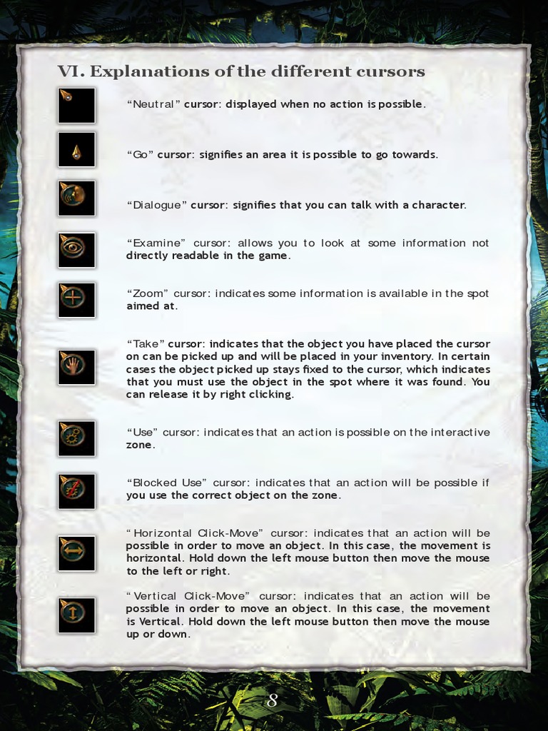 Game Cursor Types Explained | PDF | Young Adult