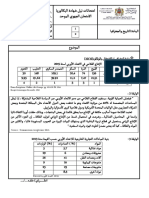 الإمتحان 016 جهة الشرق الدورة ادية