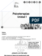 Psicoterapias - Unidad 1 - 2021