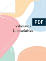 Vitaminas Liposolubles