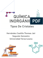 Clasificación tipos de cristales