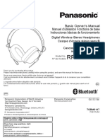 Panasonic Nose & Ear Hair Trimmer Operating Instructions Model No. ER430 R