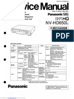 Panasonice Service Manual nvhd650