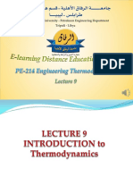 9 - Thermodynamics - Lecture 9