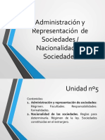 Administracion de Sociedades - Nacionalidad de Sociedades - 2022