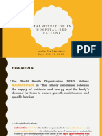 Malnutrition in Hospitalized Patient